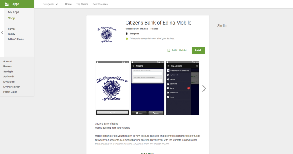 Mobile Banking - The Citizens Bank of Edina